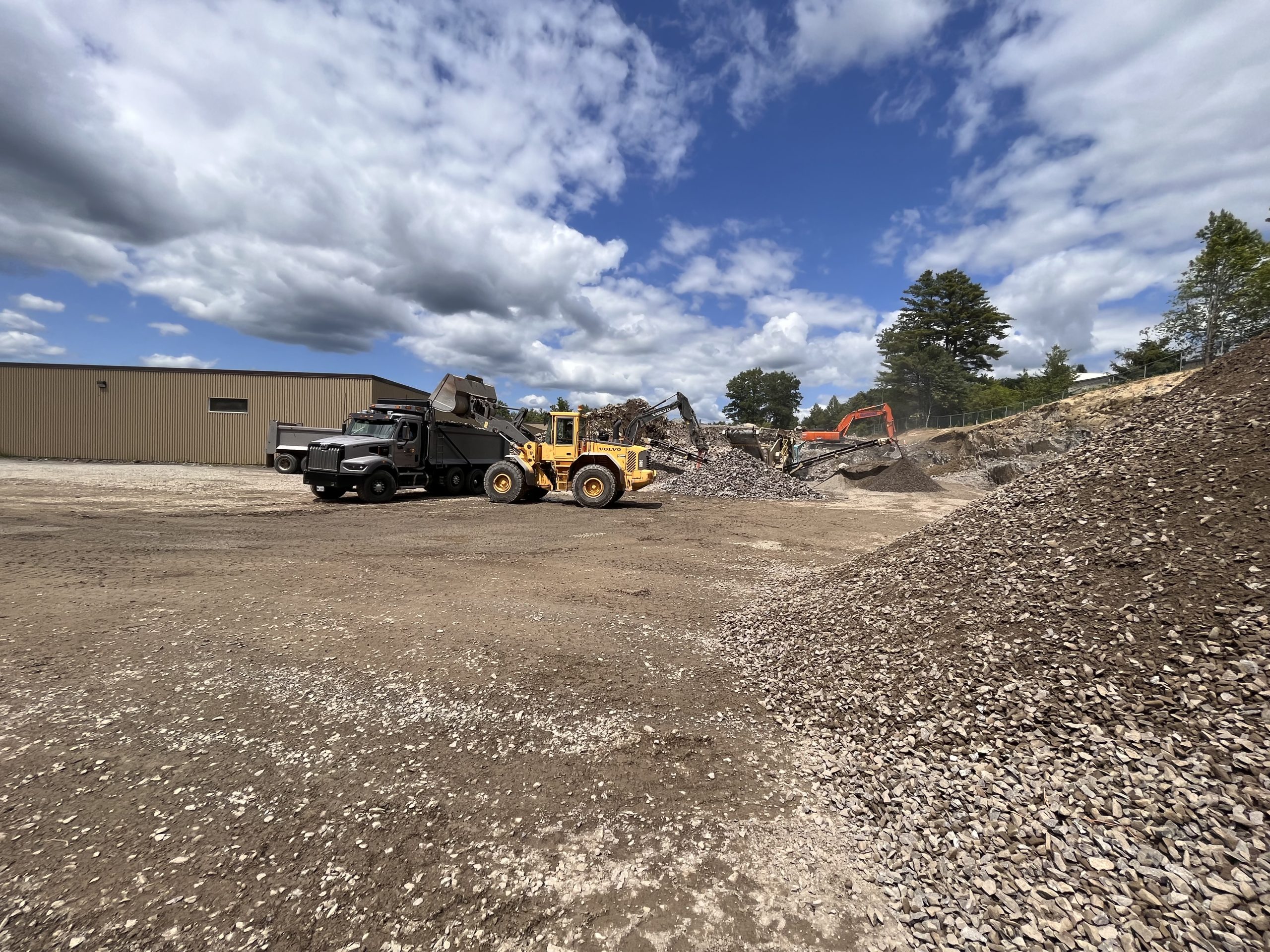 Some of our heavy equipment at our office